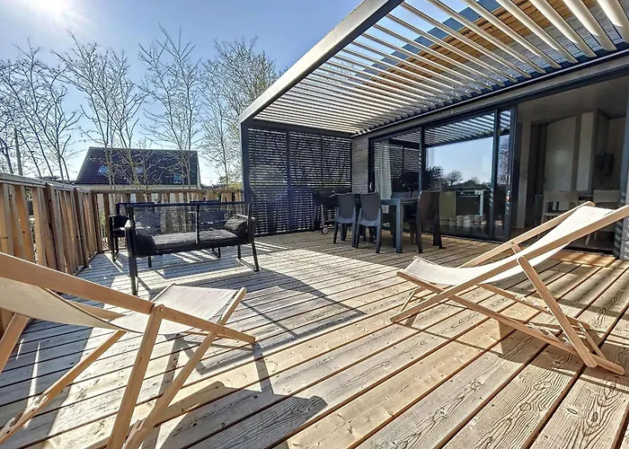 - 6 Pers. - Piscine Chauffee - Terrasse Privative - Proche Et Commerces - Fr-1-361-470 Chalet Jullouville-les-Pins